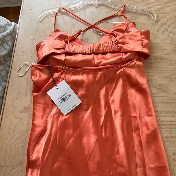 Hello molly LUXE GIRL ENTRANCE MAXI DRESS ORANGE size XL - Picture 2 of 7
